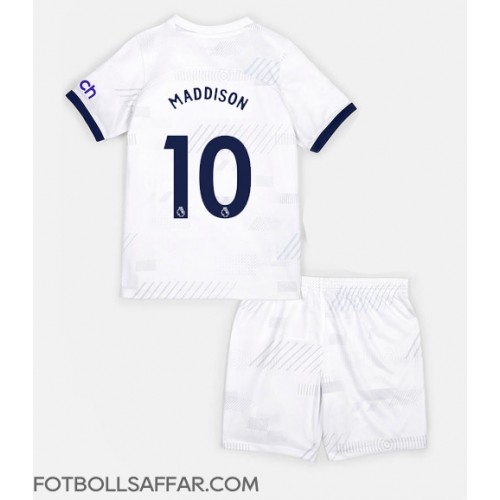 Tottenham Hotspur James Maddison #10 Hemmadräkt Barn 2023-24 Kortärmad (+ Korta byxor)